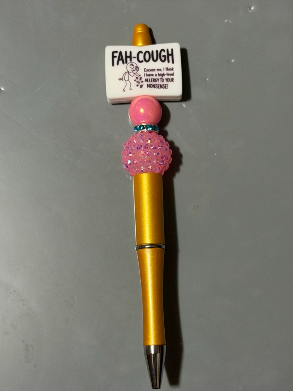 Fah-Cough funny pen